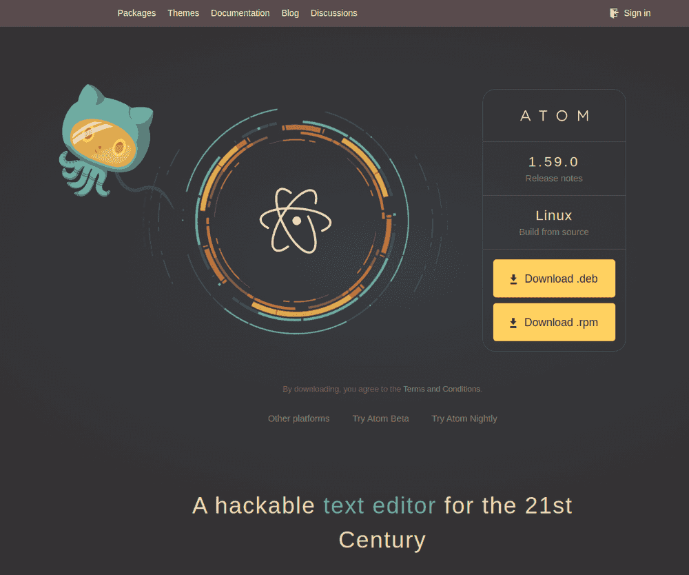 atom download page