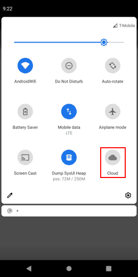 Android Quick settings